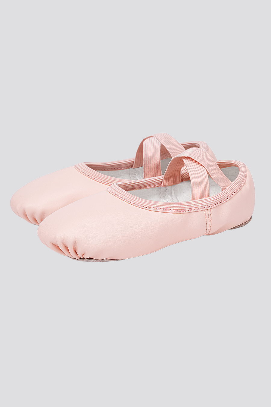 Ballet Pink ballet shoes side view 