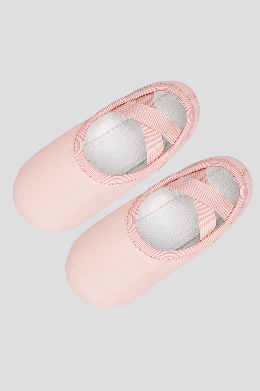 Ballet Pink ballet shoes overhead shot