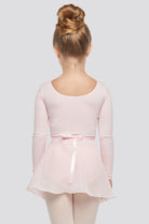 Back view pink toddler ballet outfit for girls