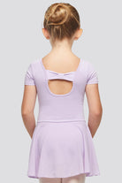 Back view lavender leotard toddler