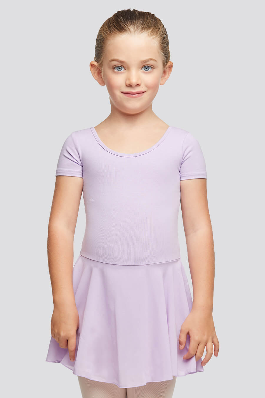 Front view lavender leotard toddler