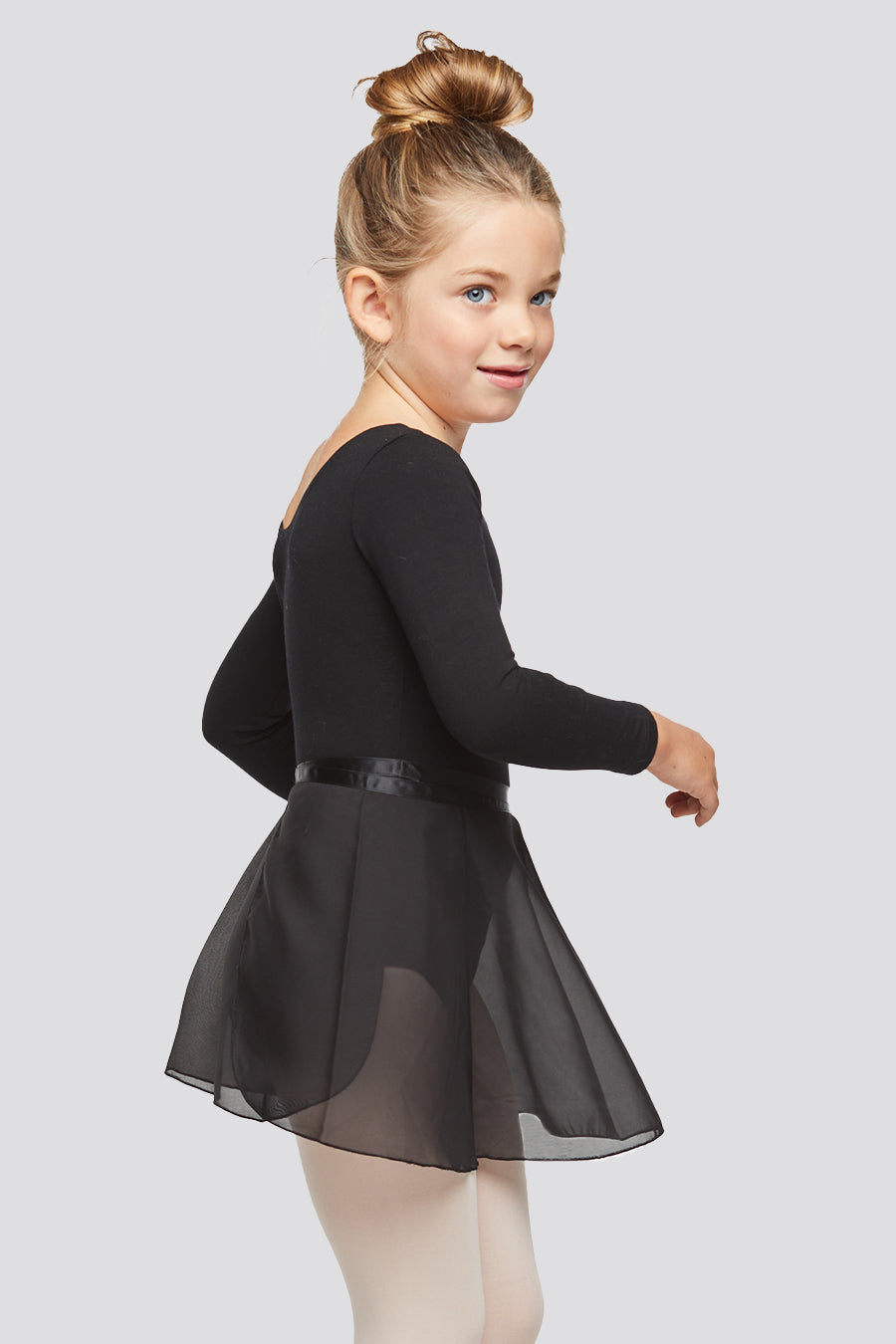 Outfit detail black toddler ballet outfit for girls