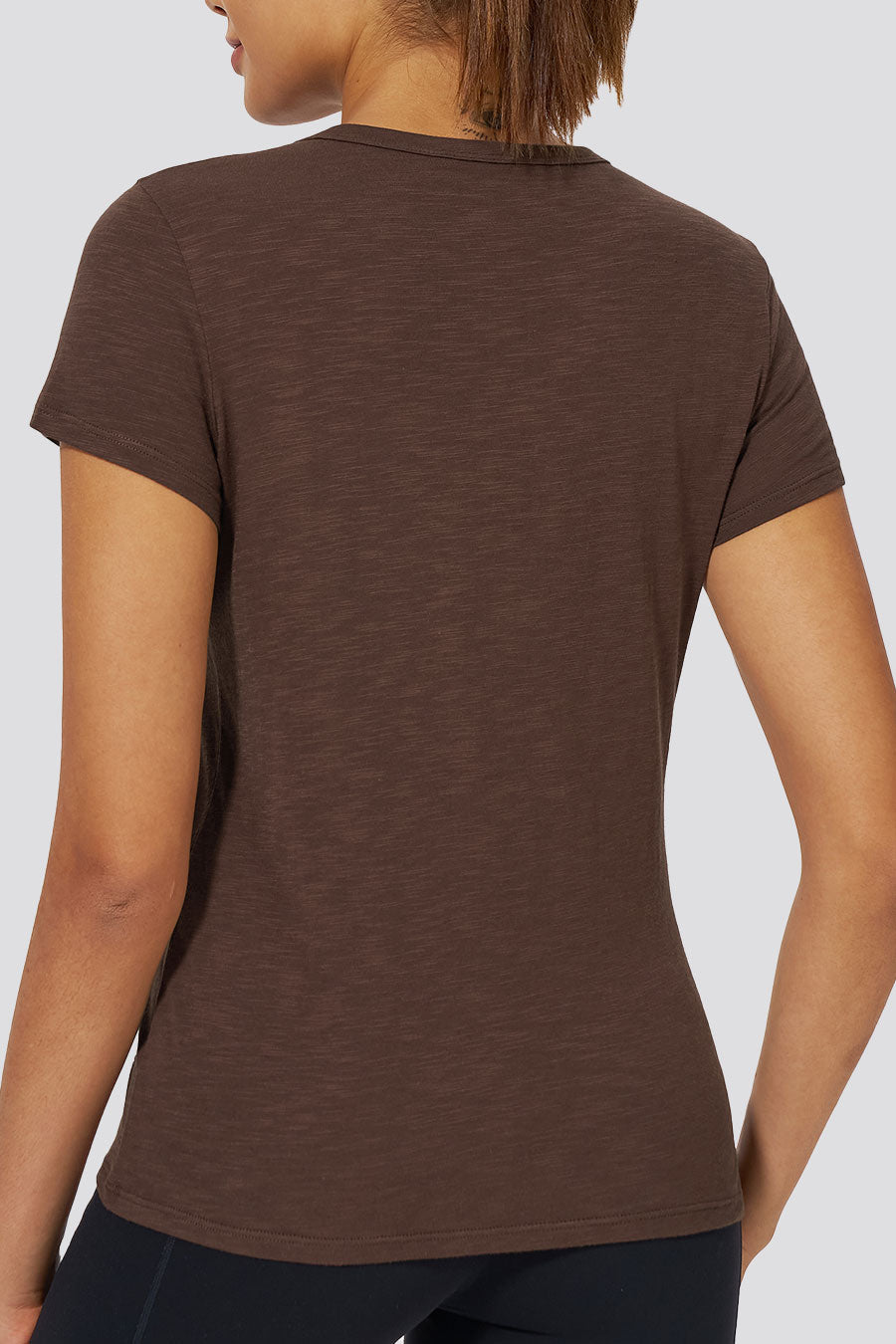 Cocoa womens cotton t-shirts back view