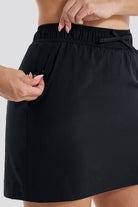 Black hiking skirt pocket