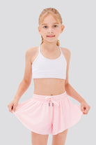 girls flowy shorts Pink 