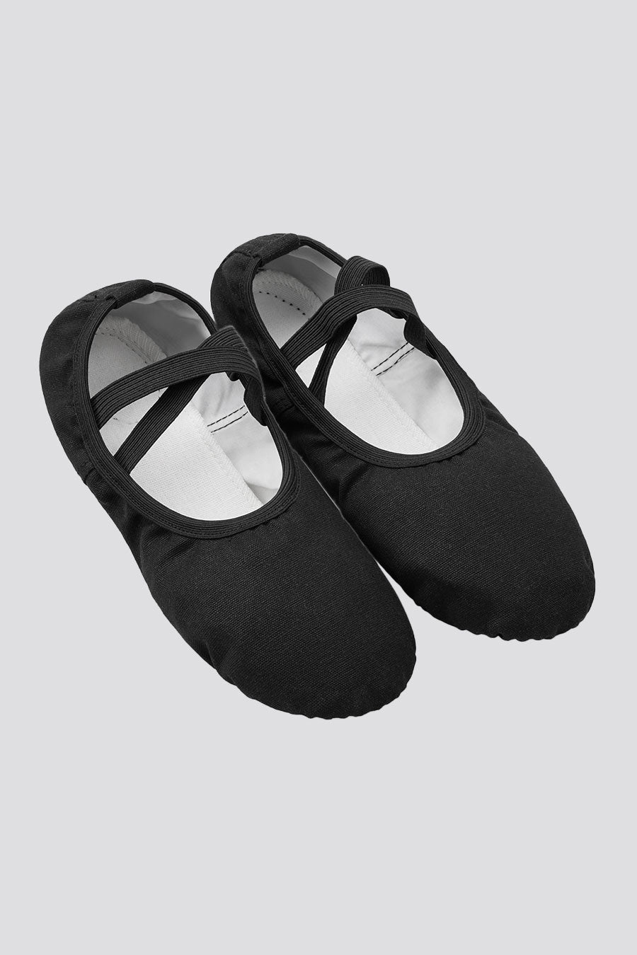 Black women ballet shoes Top view