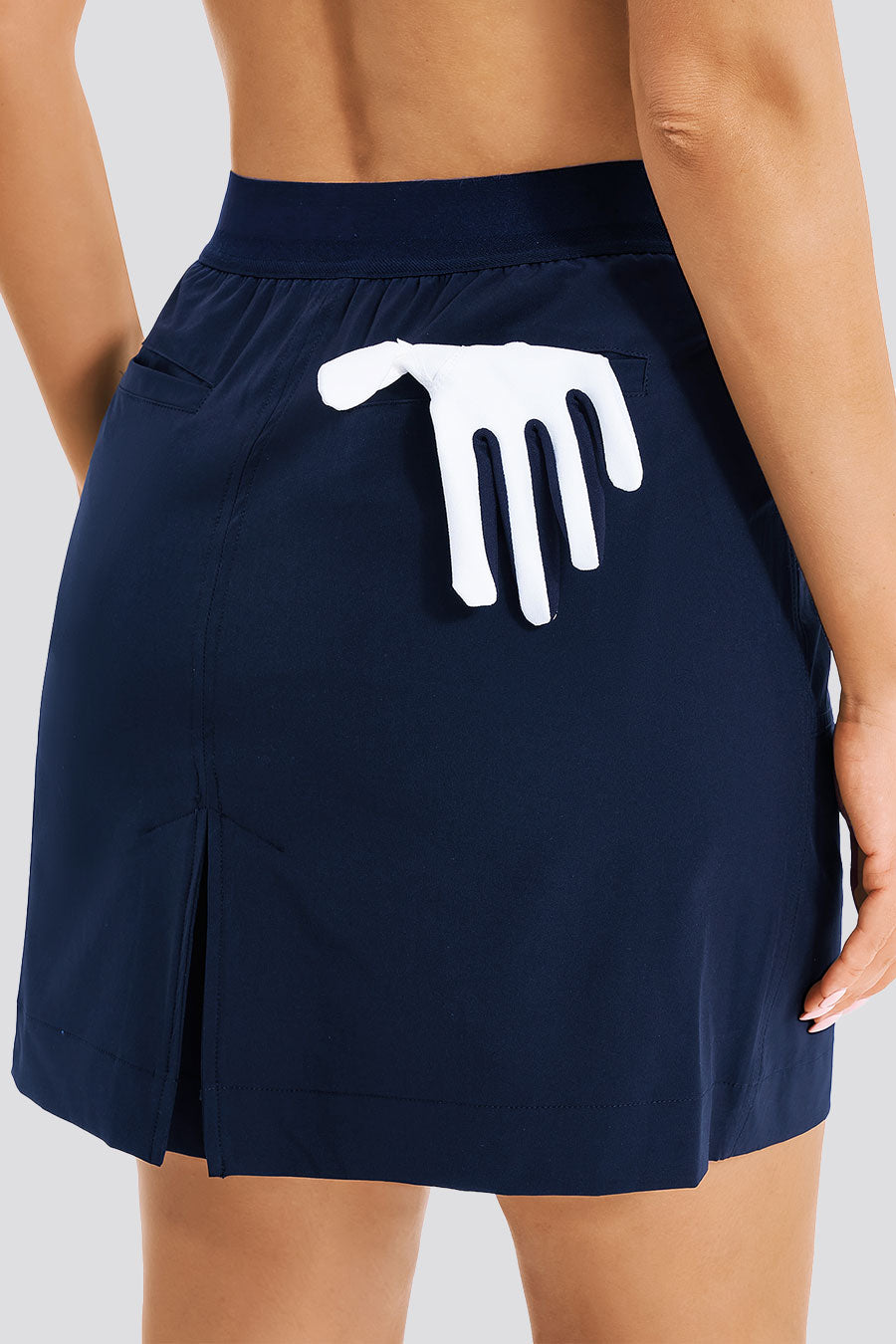 pocket blue hiking skirt