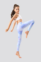 Girls leggings Lilac Sky