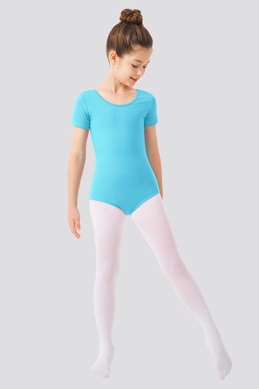 Full-body blue leotard toddler