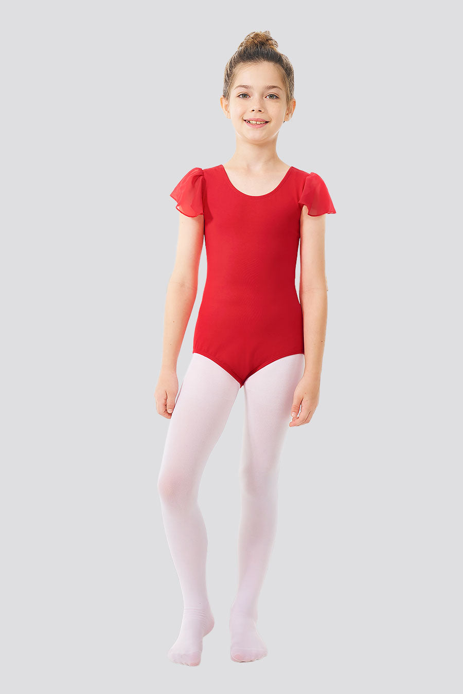 red leotard front view look book