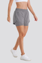 Side view of running shorts