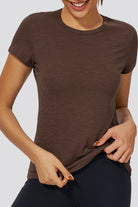 Cocoa womens cotton t-shirts front view detail