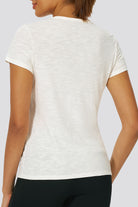 Crème womens cotton t-shirts back view 