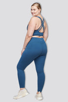 Women Workout Leggings Oceanic side view