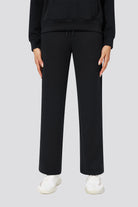 Black womens loungewear front view detail