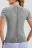 Grey best yoga clothes back view