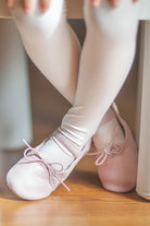 Girls ballet shoes front view