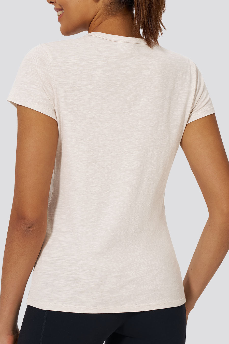 Haystack womens cotton t-shirts back view detail