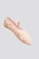 Pink women ballet shoes detail