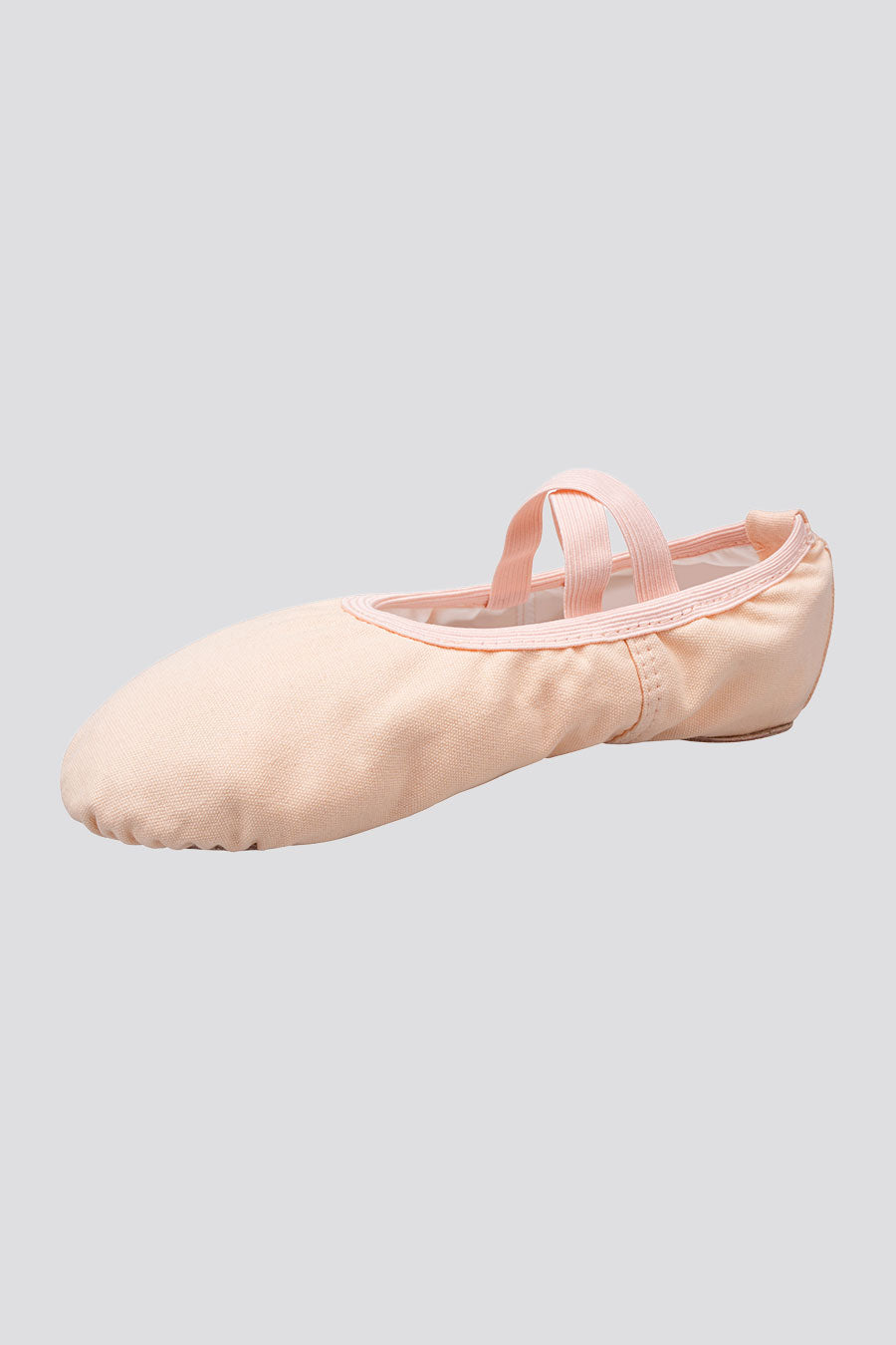 Pink women ballet shoes side view