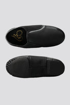 Black Jazz dance shoes top view