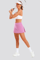 pleated tennis skirt Cotton Candy front view