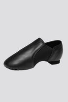 Black jazz shoes for girls side view