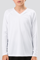 White boy long sleeve shirts front view detail