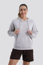 Oat Milk sports hoodies front view 