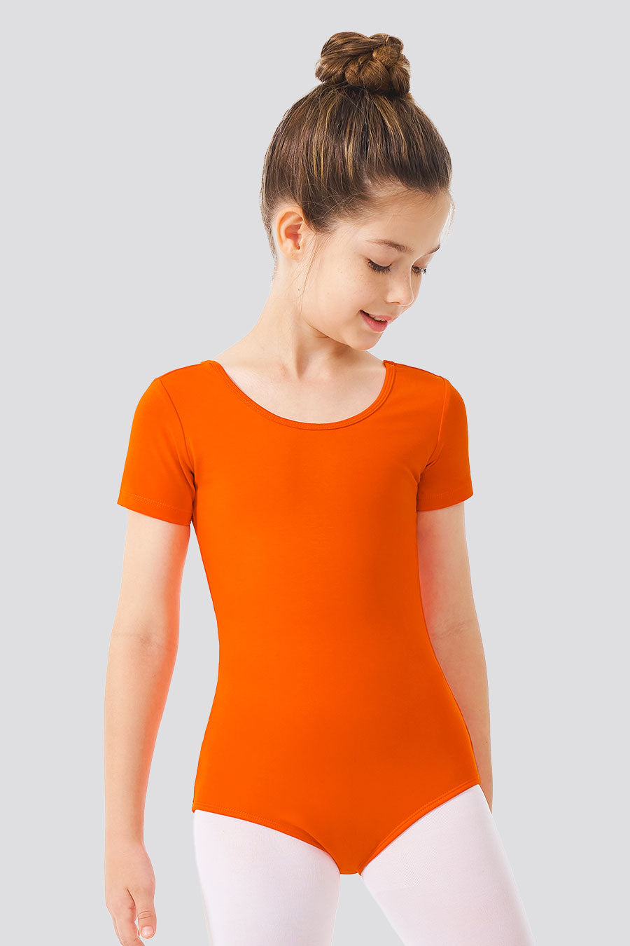 Outfit detail orange leotard toddler