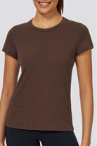 Cocoa womens cotton t-shirts front view detail