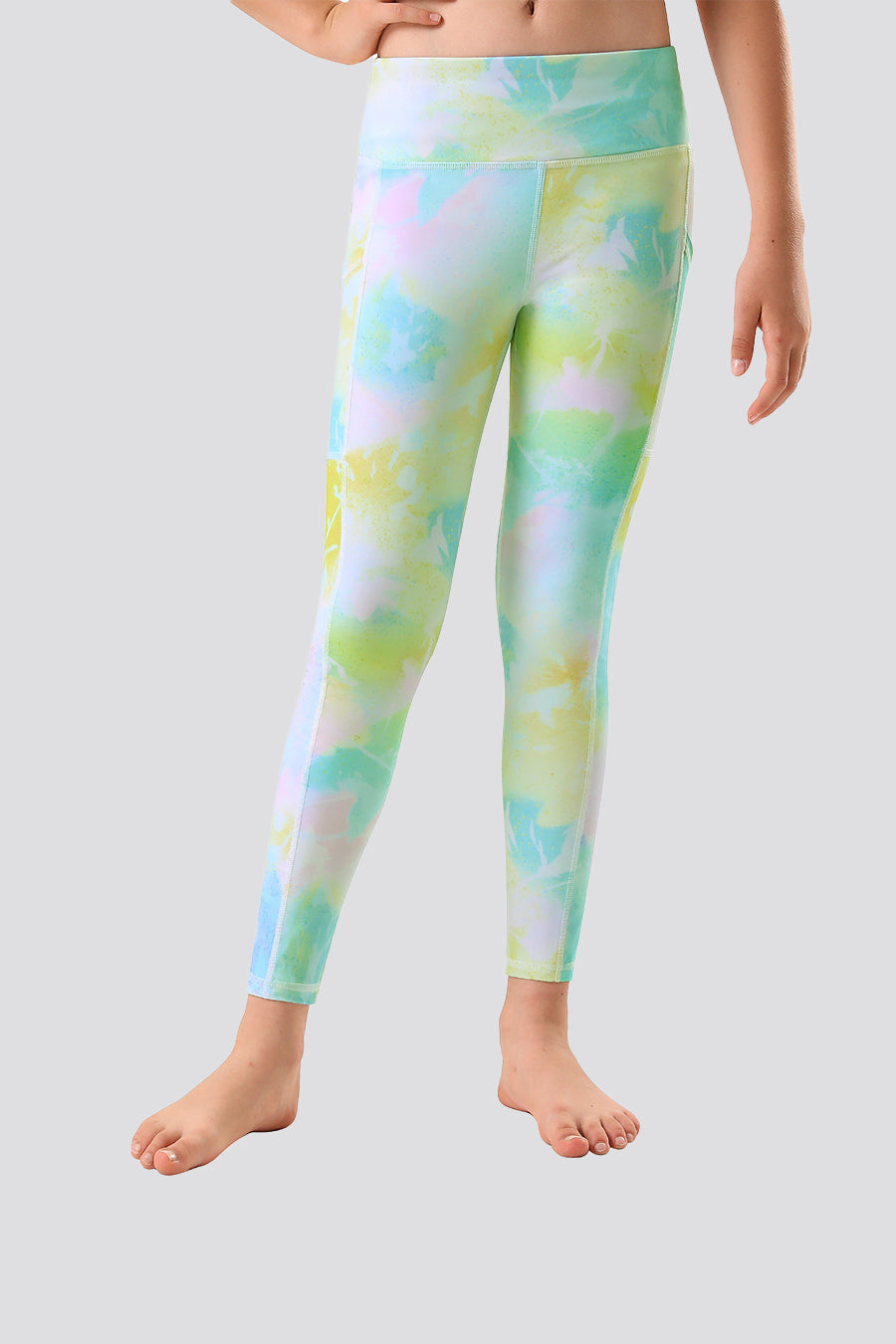 Girls leggings Spring Pastel close-up