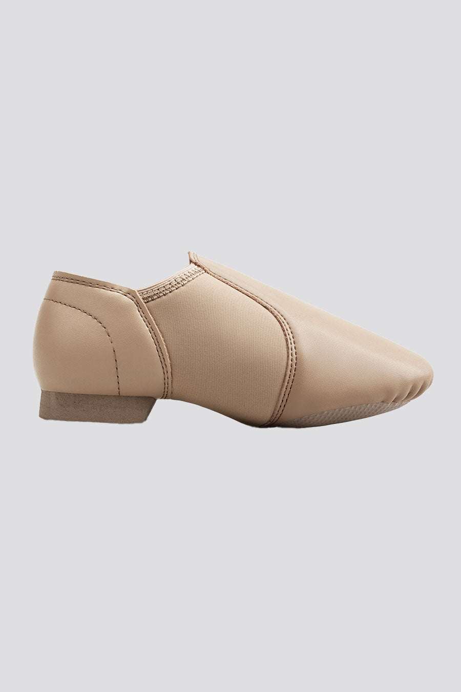 Tan Jazz dance shoes side view