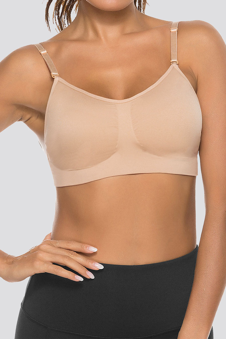 comfortable bras front detail