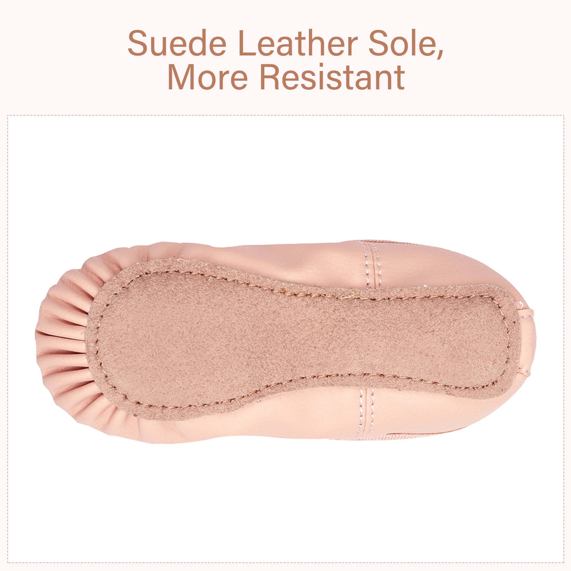 detail toddler ballet shoes