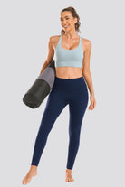 Women Workout Leggings Navy full view