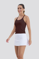 Cocoa sports tank top side view