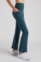  Bootcut Pants Canal Green side view