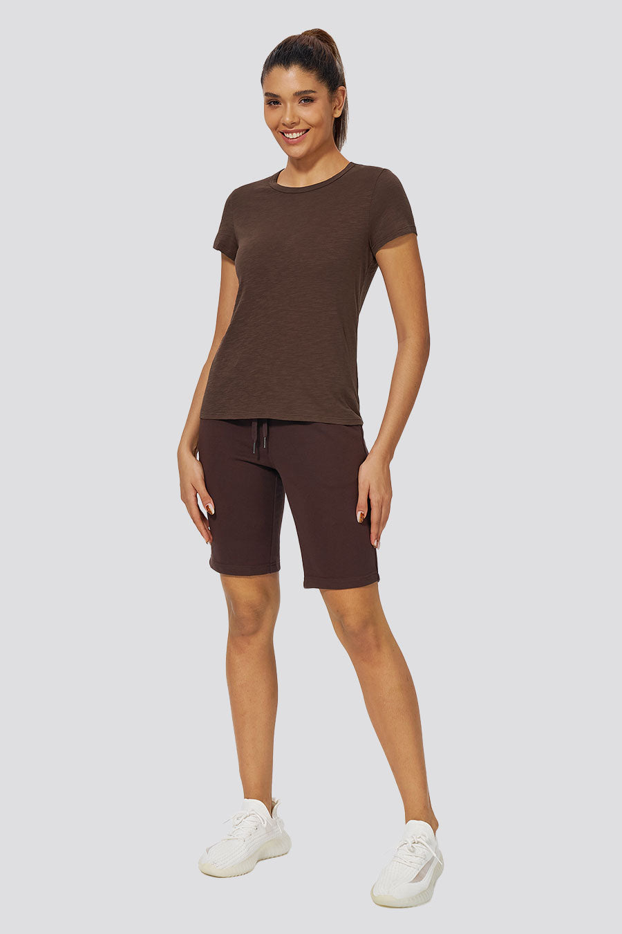 Cocoa womens cotton t-shirts full-body view