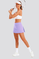 Lilac tennis dress front view