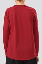 Red boy long sleeve shirts back view 