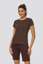   Cocoa womens cotton t-shirts front view