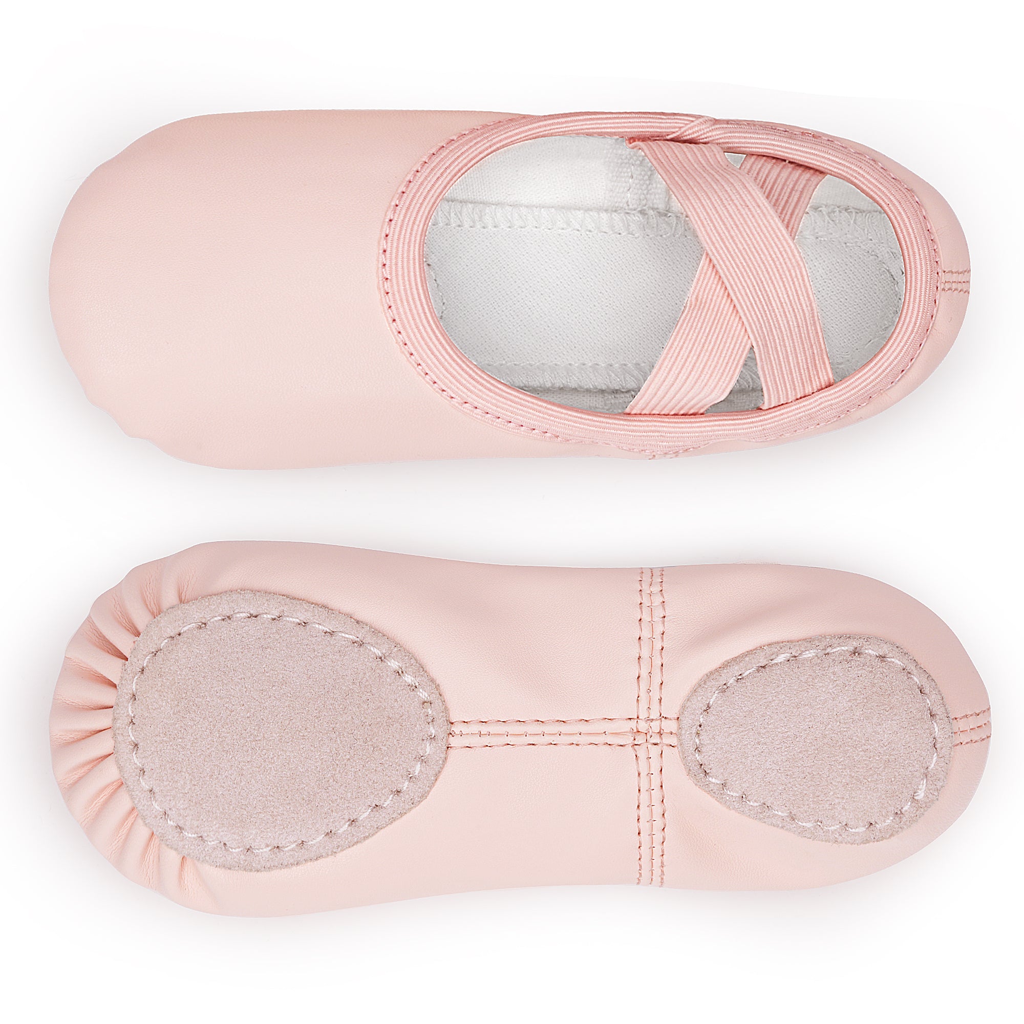 Ballet shoes top view