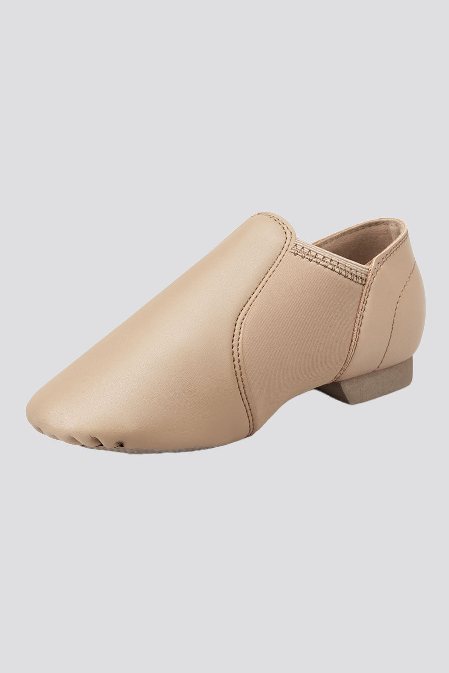 Tan Jazz dance shoes side view