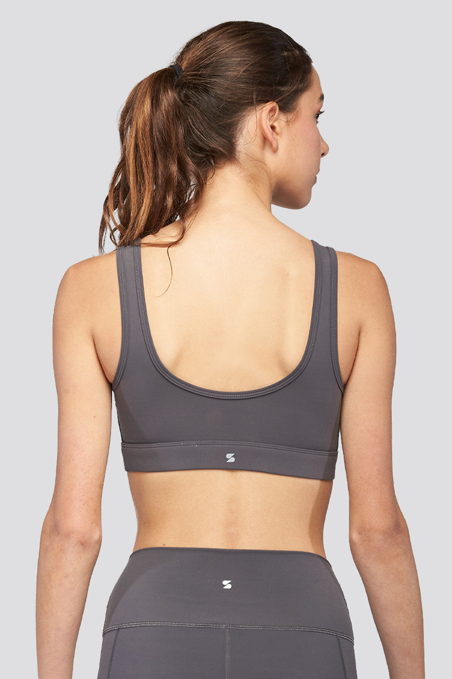  Charcoal womens bras back view