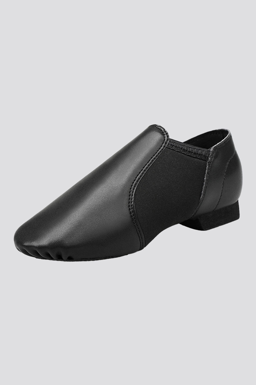 Black Jazz dance shoes side view