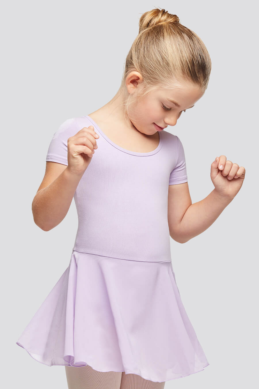 Outfit detail lavender leotard toddler