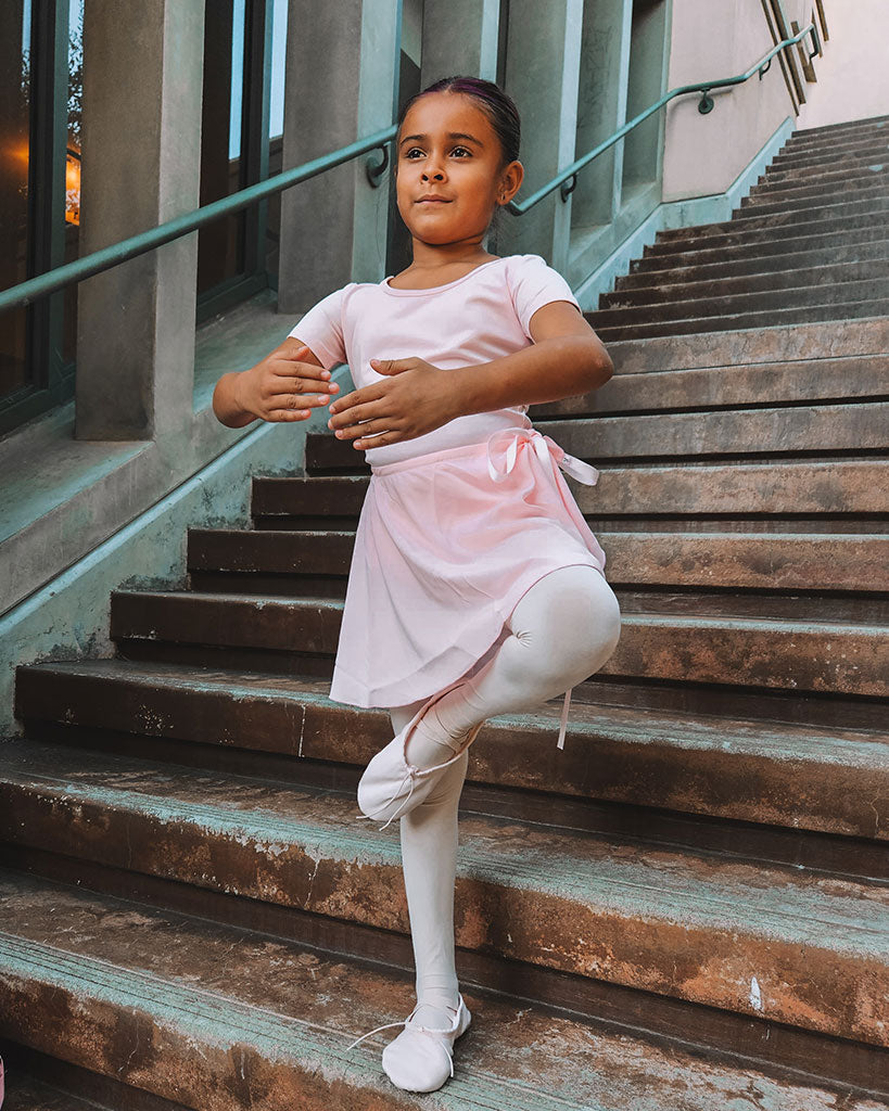 Pink leotard toddler full-body 