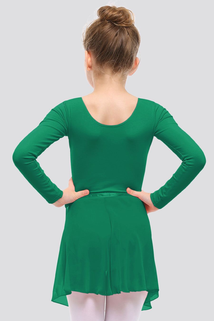 leotards for toddlers green back view