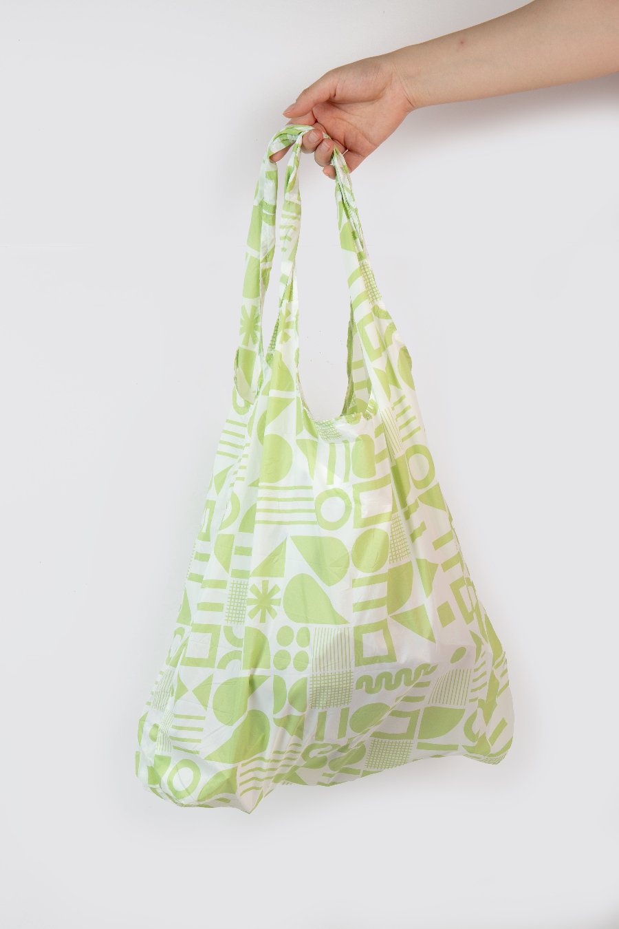 Grocery tote bags side view